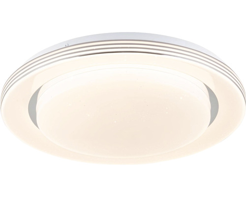 Witte plafondlamp met een ronde vorm