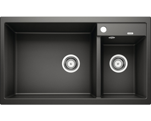 Spoelbak met twee spoelbakken