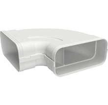 Rechthoekig hoekstuk voor ventilatiesystemen