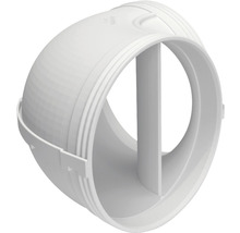 Ventilatiepijpbocht met smoorklep