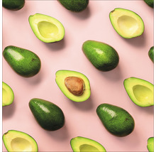 Patroon van hele en halve avocado''s
