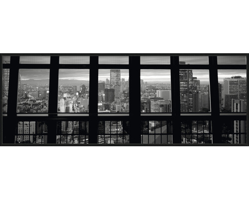 PURE LIVING Schilderij glas View Of Manhattan I 50x125 cm