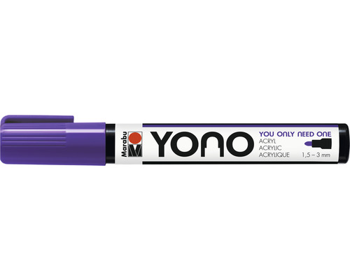 Marabu Yono acrylmarker met een lijnbreedte van 1,5 tot 3 millimeter.