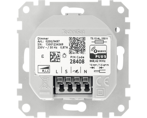 TechniSat dimmer met Z-Wave Plus draadloze standaard