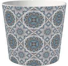 Bloempot met bloemmotief