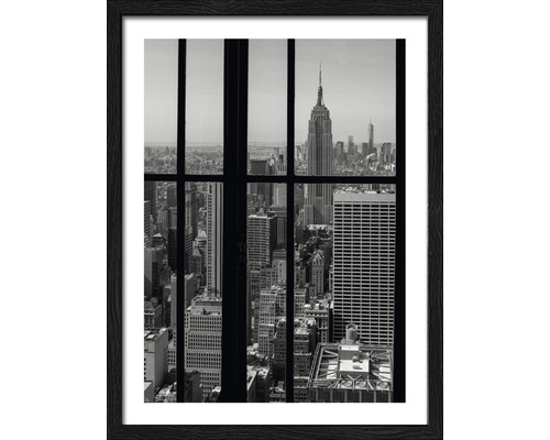 PURE LIVING Schilderij met lijst View Of Manhattan I 33x43 cm