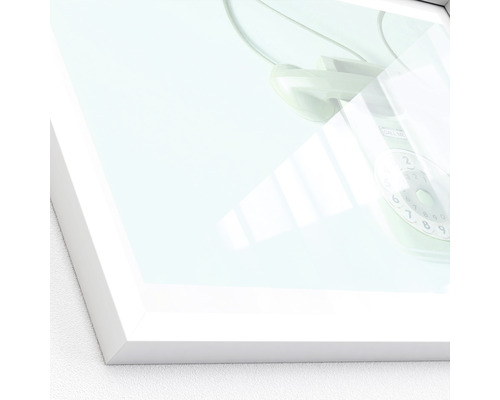 Ingelijste afbeelding van een telefoon