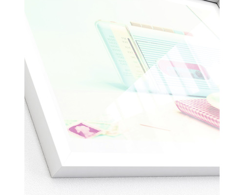 Ingelijste afbeelding van een radio