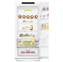 LG Koel- vriescombinatie GBB62SWGGN wit