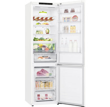 LG Koel- vriescombinatie GBB62SWGGN wit