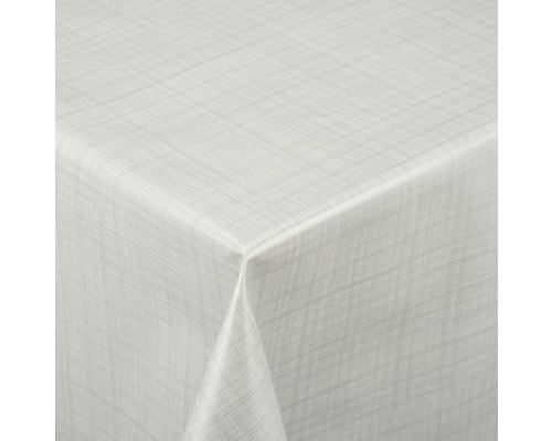 VENILIA Tafelzeil geweefd grijs 140 cm breed (van de rol) Tafelkleed van textiel met patroon