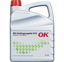 Jerrycan met 5 liter biologische kettingzaagolie