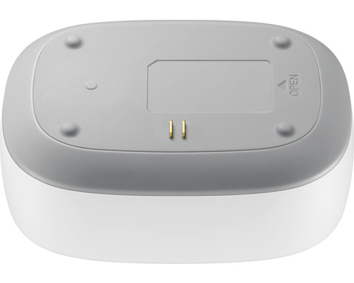 Onderkant van een elektronische weegschaal met batterijvak