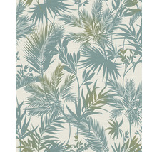 Behang met tropisch plantenpatroon