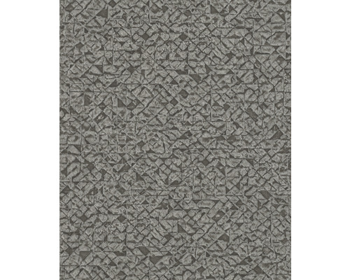 RASCH Vliesbehang 704358 Kalahari grafisch zilver Grijs behang met driehoekig patroon