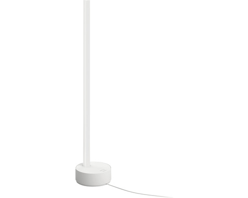 Witte led-vloerlamp met kabel