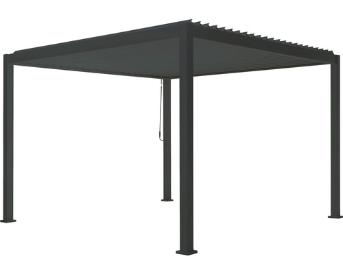 Vrijstaande tuinpergola met lamellendak