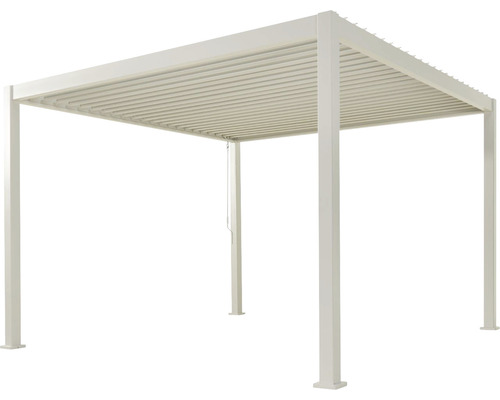 Vrijstaande, rechthoekige pergola met lamellendak