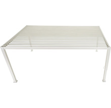 Metalen pergola met lamellendak