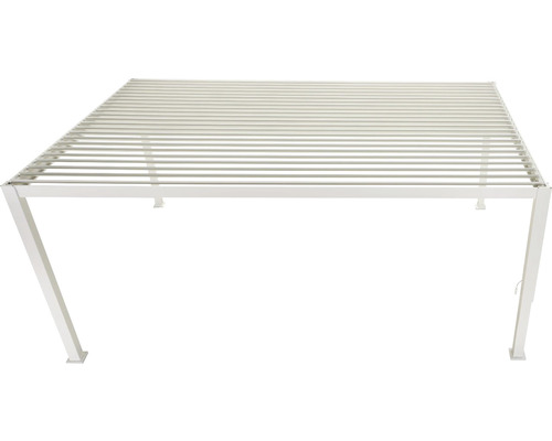 Metalen pergola met lamellendak