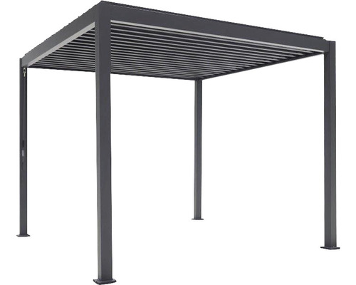 Vrijstaande pergola van aluminium met lamellendak