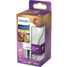 PHILIPS LED-lamp E27/5,9W A60 WarmGlow mat