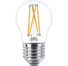 PHILIPS LED-lamp E27/3,4W P45 WarmGlow helder