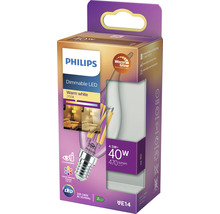 PHILIPS LED-lamp E14/3,4W BA35 WarmGlow helder