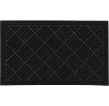Deurmat rubber Eco Contures zwart 60x90 cm