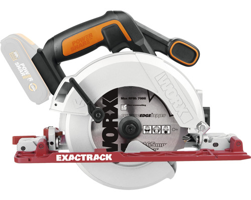 Worx accu cirkelzaag met 165 millimeter zaagblad