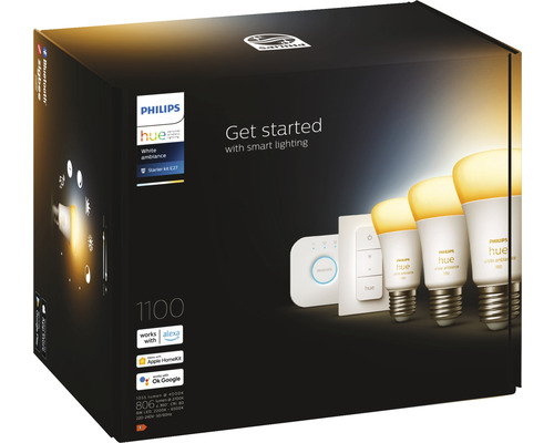 PHILIPS Hue White Ambiance starterset E27 kopen! | HORNBACH