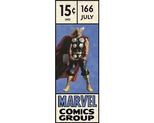 KOMAR Fotobehang vlies IADX2-067 Thor Retro Comic Box 100x280 cm