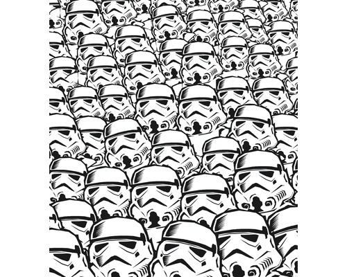 KOMAR Fotobehang vlies IADX5-015 Star Wars Stormtrooper Star Wars 250x280 cm Patroon met veel Stormtrooper helm illustraties