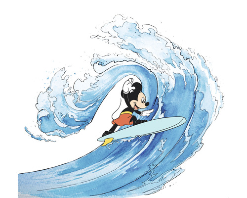 KOMAR Fotobehang vlies IADX6-007 Mickey Surfing 300x280 cm