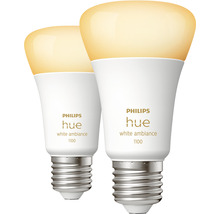PHILIPS Hue White Ambiance LED-lamp E27/8W A60 instelbaar wit, 2 stuks-thumb-3