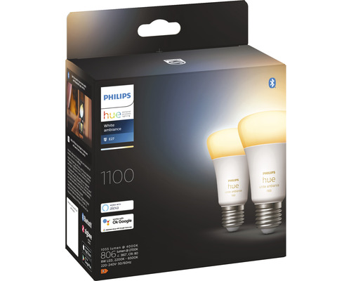 Philips Hue White Ambiance E27 LED-lamp in doos