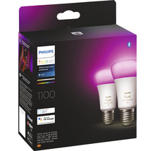 Philips Hue White and Color ambiance 9W E27 Set, 2pcs - LED Bulb