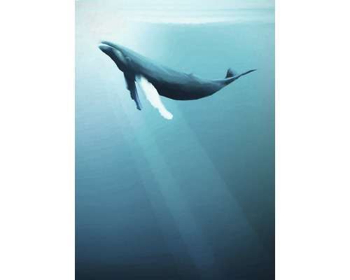 KOMAR Fotobehang vlies IAX4-0045 Artsy Humpback Whale 200x280 cm
