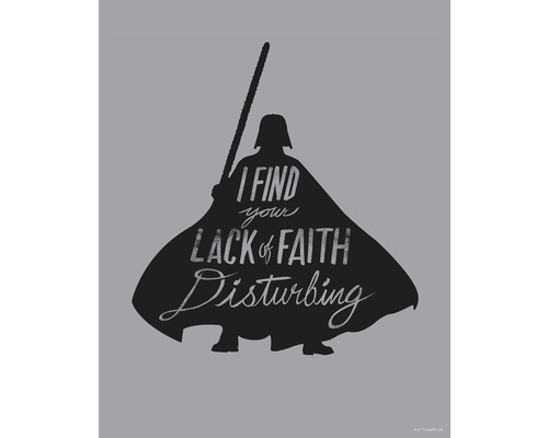 KOMAR Poster Star Wars silhouette quotes Vader 40x50 cm