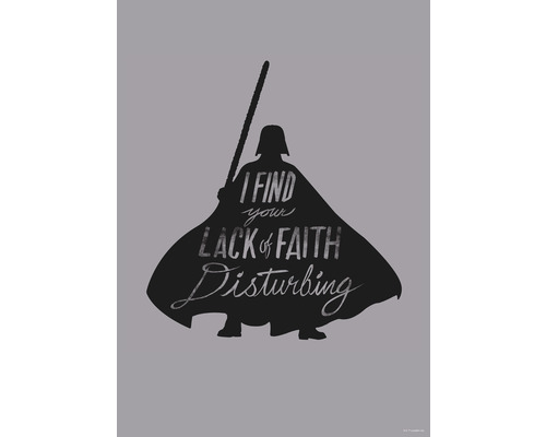 KOMAR Poster Star Wars silhouette quotes Vader 50x70 cm