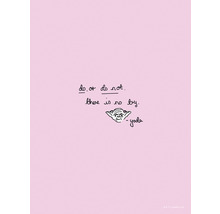 KOMAR Poster Star Wars quote Yoda cute 30x40 cm
