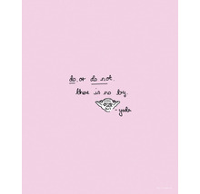 KOMAR Poster Star Wars quote Yoda cute 40x50 cm