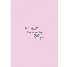 KOMAR Poster Star Wars quote Yoda cute 50x70 cm