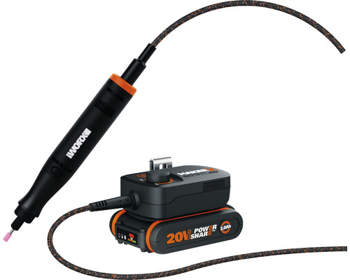 Accu-aangedreven multifunctionele schuurmachine met accu en accessoires