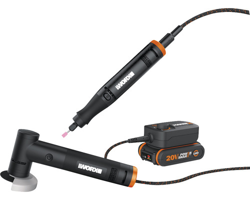 Worx Accu haakse slijper WX812.9 - 20V 125 mm Brushless - (zonder accu