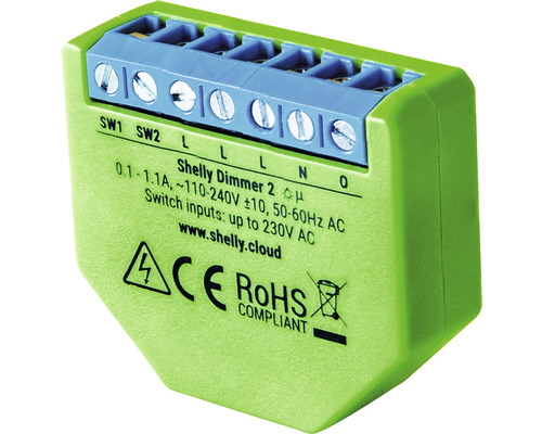 Shelly Dimmer 2 voor lichtregeling