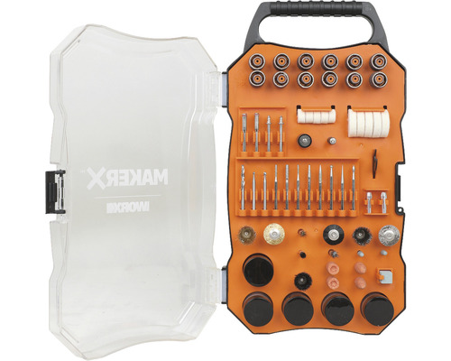 Gereedschapskoffer met diverse frezen en accessoires