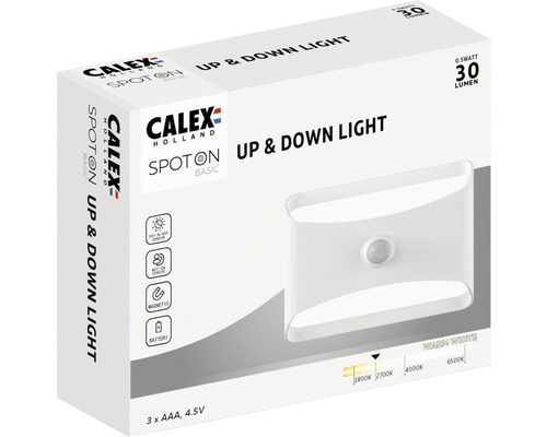 CALEX Spot On indoor wandlamp met sensor wit-0