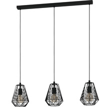 Hanglamp met drie lampen in geometrische vorm