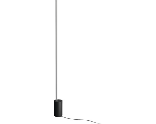 Vloerlamp met ronde voet en staafvormige lamp